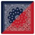 Кърпа за глава бандана Bandana в два цвята - тъмносиньо-червено