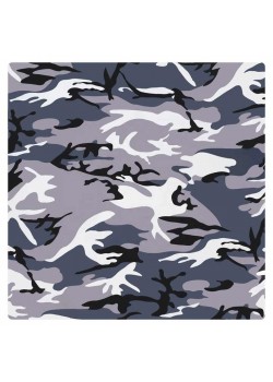 Бандана кърпа за глава Bandana в сив камуфлаж