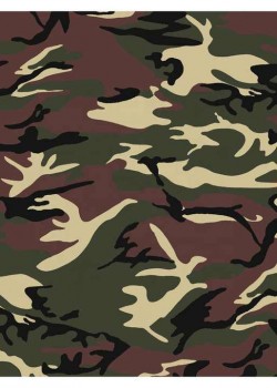 Кърпа за глава бандана Bandana в зелен камуфлаж