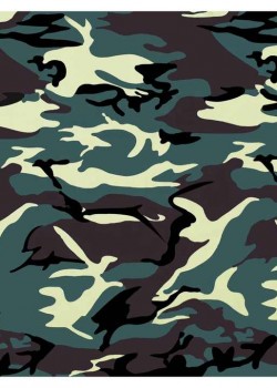 Кърпа за глава бандана Bandana в зелен камуфлаж