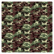 Кърпа за глава бандана Bandana в зелен камуфлаж