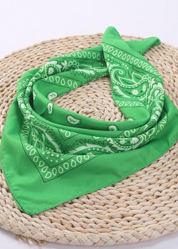 Бандана кърпа за глава Bandana в зелен цвят