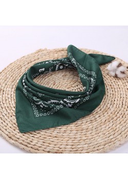 Бандана кърпа за глава Bandana в маслено зелен цвят