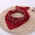 Бандана кърпа за глава Bandana в тъмночервен цвят
