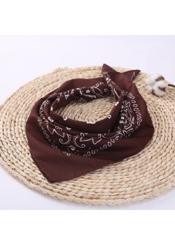 Бандана кърпа за глава Bandana в кафяв цвят
