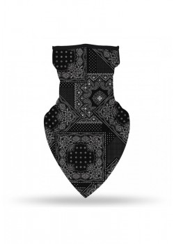 Бандана маска с уши в черно Bandana Bestseller Design
