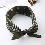 Бандана кърпа за глава Bandana в цвят каки