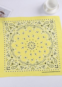 Бандана кърпа за глава New Bandana в жълт цвят