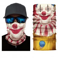Мултифункционален шал бандана клоун