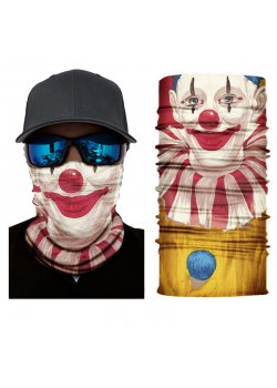 Мултифункционален шал бандана клоун