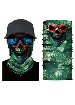 Мултифункционален шал бандана в зелено Зверче