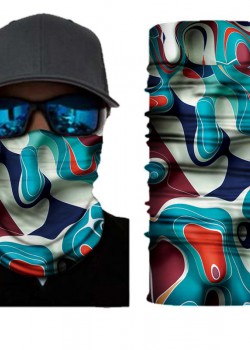 Мултифункционален шал бандана за глава с цветни елементи