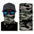 Мултифункционален шал бандана в зелен камуфлаж