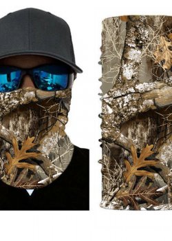 Мултифункционален шал бандана за глава горски дизайн