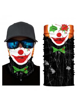 Мултифункционален шал бандана едноок клоун
