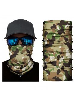 Мултифункционален шал бандана в горски камуфлаж