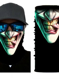 Мултифункционален шал бандана черна Fear