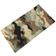 Мултифункционален шал бандана за глава в кафяв камуфлаж