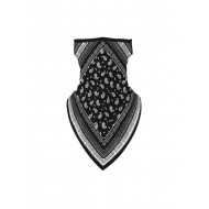 Бандана маска с уши в черно Band Design Black