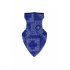 Бандана маска с уши в синьо Bandana Design