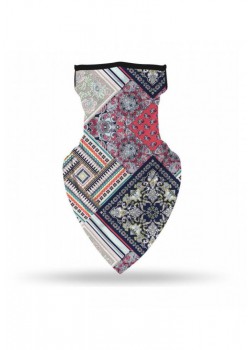 Бандана маска с уши в цветен дизайн Bandana Band