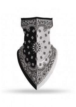 Бандана маска с уши в 2 цвята Band Design 2Tone