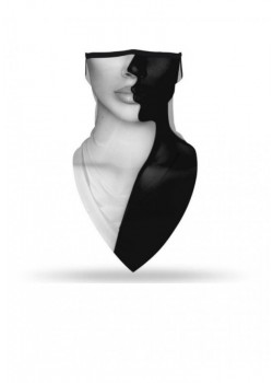 Бандана маска с уши в две лица Band Womens