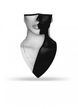 Бандана маска с уши в две лица Band Womens