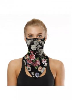 Бандана маска с уши нов дизайн Голямата уста