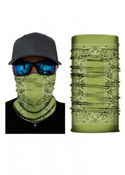 Бандана шал бъф в зелено Paisley HoodStyle Bandana Buff