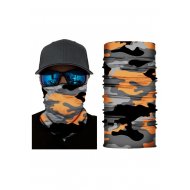 Бандана шал бъф в оранжев камуфлаж HoodStyle Bandana Buff