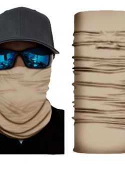 Бандана шал бъф в изчистен бежов цвят Bandana Buff