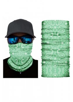 Бандана шал бъф в свеж ментов дизайн HoodStyle Bandana Buff