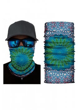 Бандана шал бъф в свеж цветен дизайн HoodStyle Bandana Buff