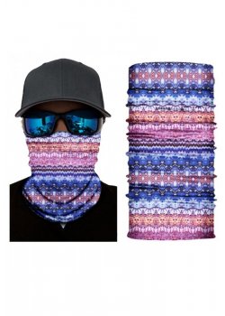 Бандана шал бъф в свеж цветен дизайн HoodStyle Bandana Buff
