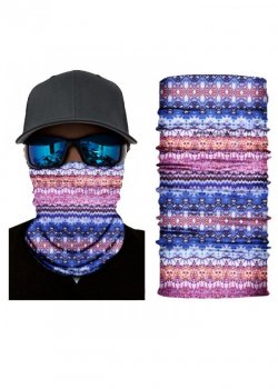 Бандана шал бъф в свеж цветен дизайн HoodStyle Bandana Buff