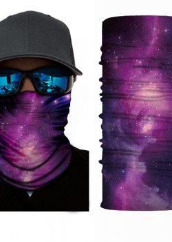 Бандана шал HoodStyle Bandana Purple Starry Sky 