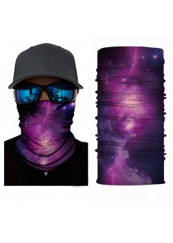 Бандана шал HoodStyle Bandana Purple Starry Sky 