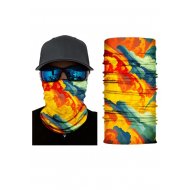 Бандана шал бъф жълт Paint HoodStyle Bandana Buff