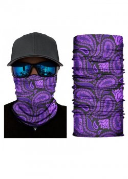 Бандана шал бъф в лилаво HoodStyle Bandana Buff