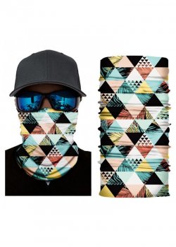 Бандана шал бъф с интересен цветен дизайн HoodStyle Bandana Buff