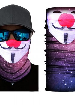 Шал бандана бъф за глава Клоун 2