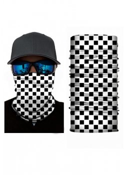Бандана шал бъф шахматен дизайн HoodStyle Bandana Buff