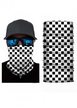 Бандана шал бъф шахматен дизайн HoodStyle Bandana Buff