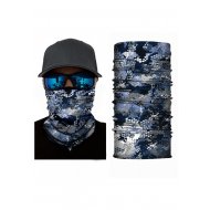 Бандана шал бъф змийска кожа синя HoodStyle Bandana Buff