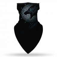 Бандана маска с уши  вълци в пълнолуние Band Wolf