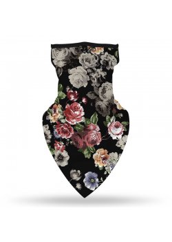 Бандана маска с уши на цветя Bestseller Design Flowers