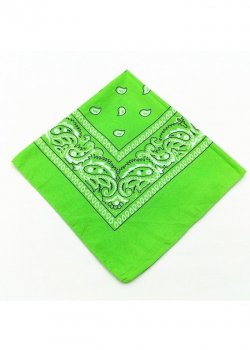Бандана кърпа за глава Bandana в светлозелен цвят