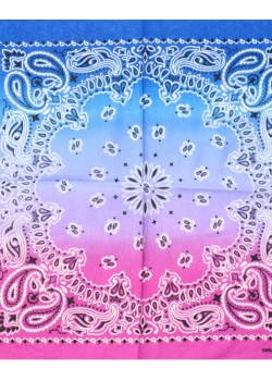 Бандана кърпа за глава Bandana в цвят розово омбре