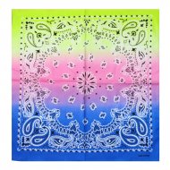 Бандана кърпа за глава Bandana в цвят зелено омбре